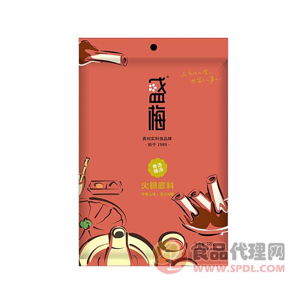 盛梅骨汤辣汤火锅底料220g