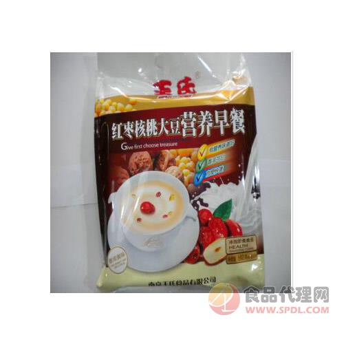 王氏红枣核桃大豆营养早餐袋装
