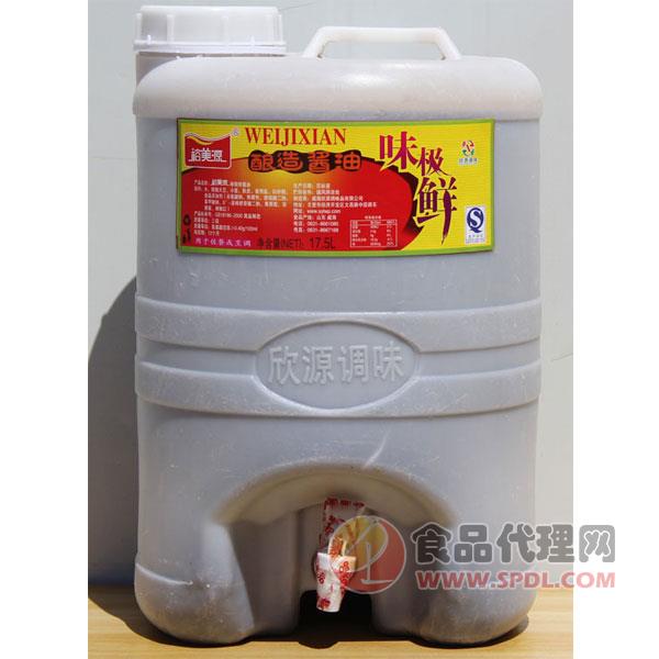 裕美源味极鲜酱油17.5L