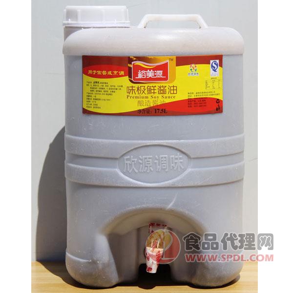 裕美源味极鲜酿造酱油-17.5L