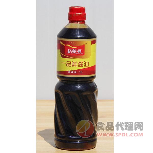 裕美源一品鲜酱油1L