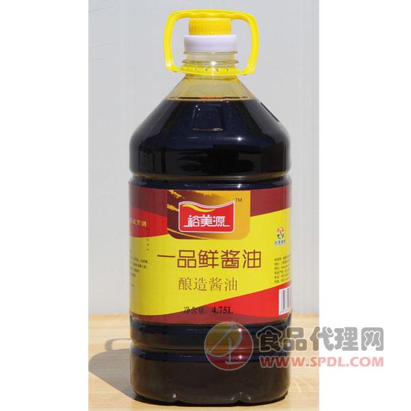 裕美源一品鲜酱油4.75L