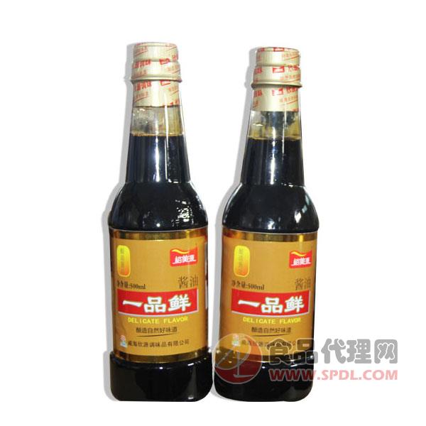 裕美源一品鲜酱油500ml