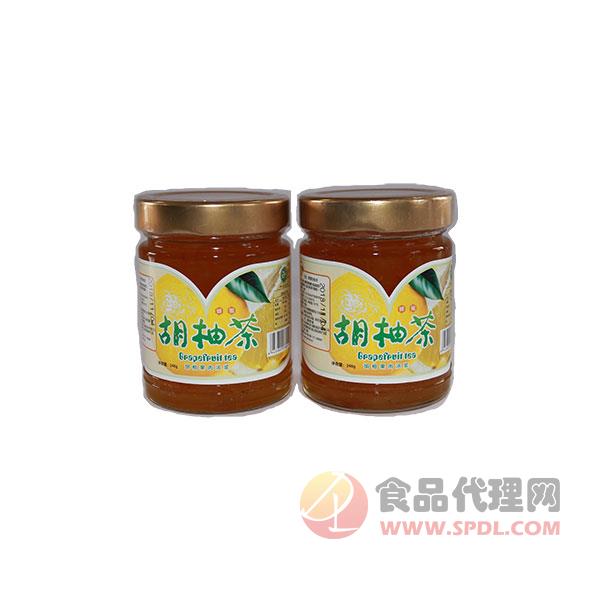 楚天碧玉蜂蜜胡柚茶248gx2瓶
