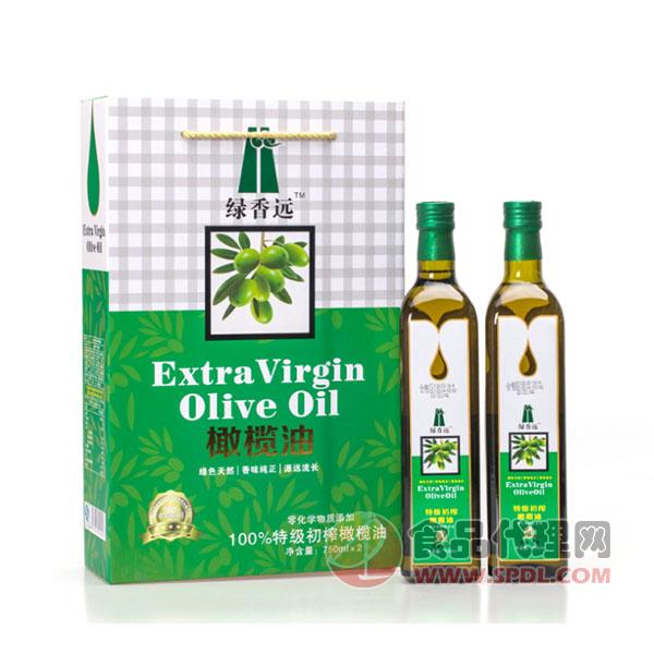 绿香远橄榄油750mlx2瓶