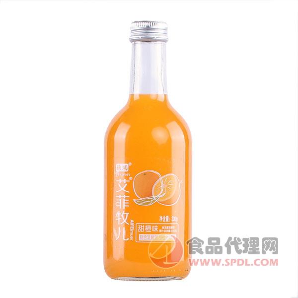 颖润艾菲牧儿复合乳酸菌甜橙汁饮品330g