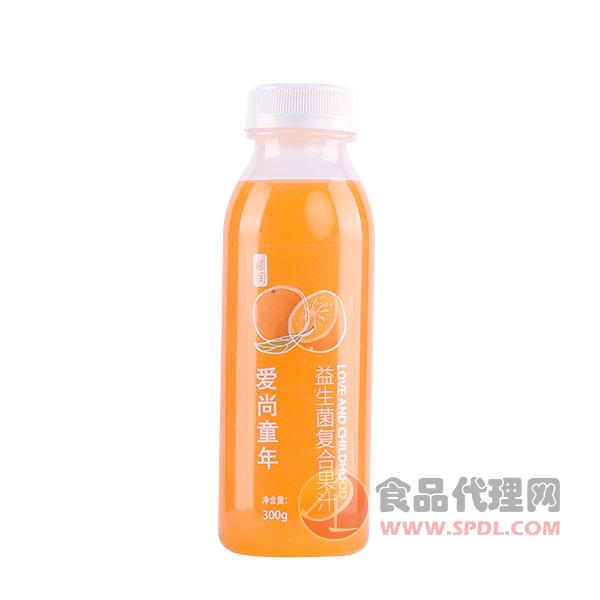颖润益生菌复合猕甜橙汁饮料300g