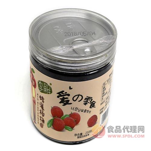 李解易拉罐单标蜂蜜杨梅罐装
