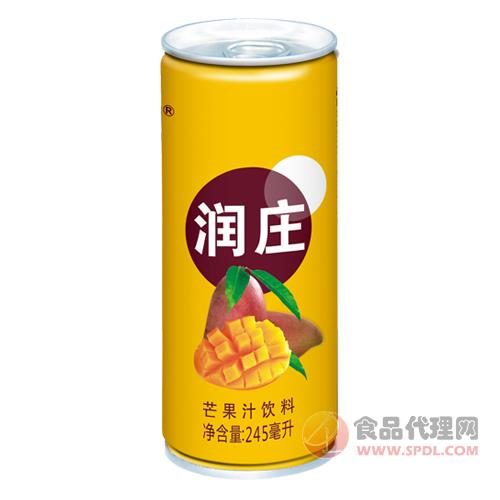 润庄芒果汁饮料245ml