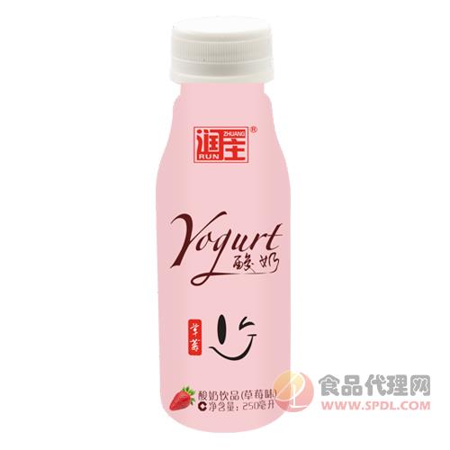 润庄酸奶饮品草莓味250ml