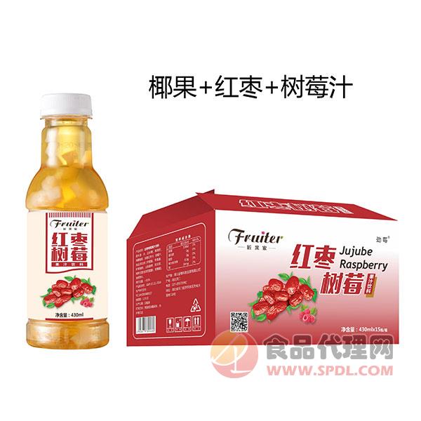 红枣树莓果汁饮料430mlx15瓶