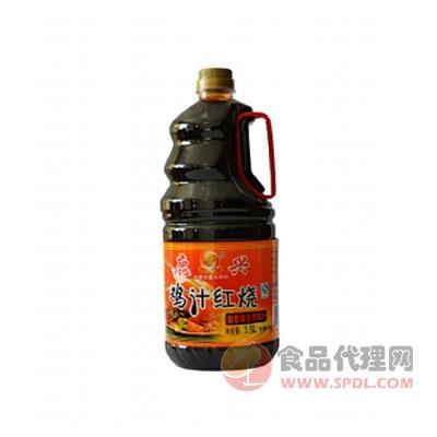 鹿兴鸡汁红烧2.5L