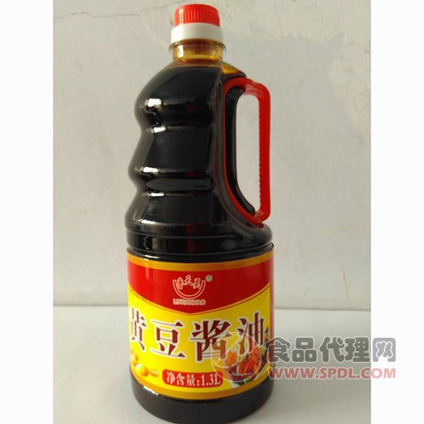 鲁天昊黄豆酱油1.3L