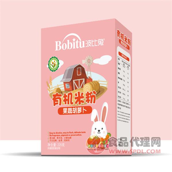 波比兔有机米粉盒装果蔬胡萝卜225g