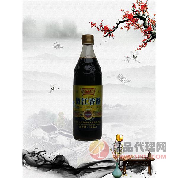 百年恒庆镇江陈醋五年陈580ml×12瓶