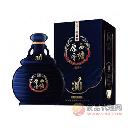 西塘原香黄酒坛装30年14度2.5Lx2瓶