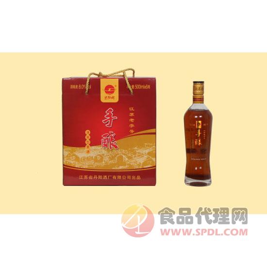 丹阳牌手酿清爽型黄酒500mlX6瓶