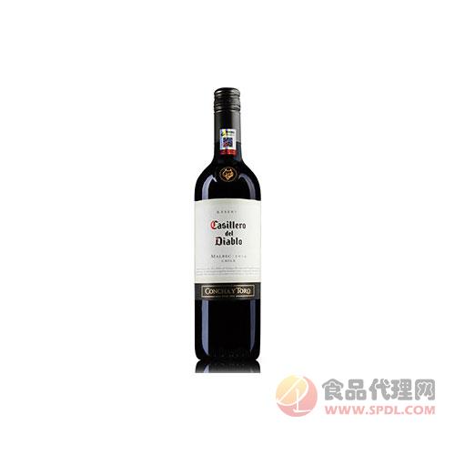 雅塘国际红魔鬼马尔贝克红葡萄酒750ml