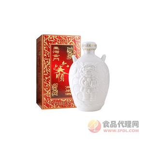 六六大順臺(tái)灣金門高粱酒風(fēng)獅爺白瓷瓶500ml