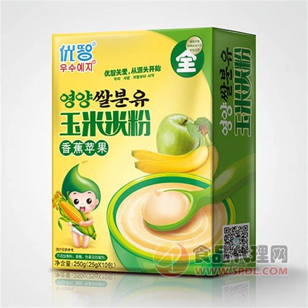 优智香蕉苹果玉米米粉250g