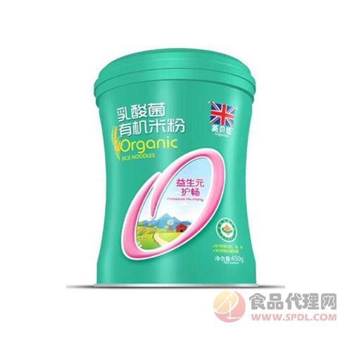 英贝臣益生元护畅乳酸菌有机米粉450g