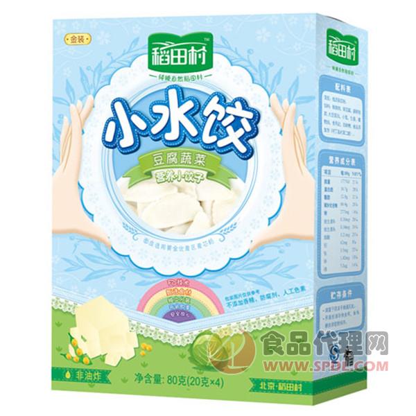 稻田村小水饺豆腐蔬菜80g
