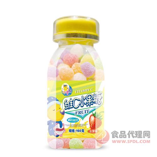 咕噜熊维C水果糖160g