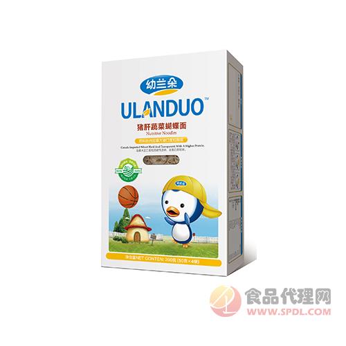 幼兰朵猪肝蔬菜蝴蝶面200g