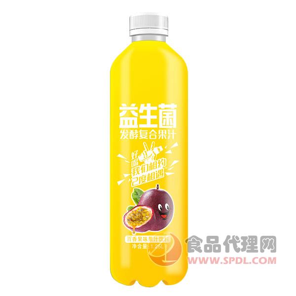 益生菌发酵复合果汁百香果味1.25L