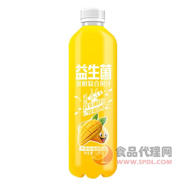 益生菌发酵复合果汁芒果味1.25L