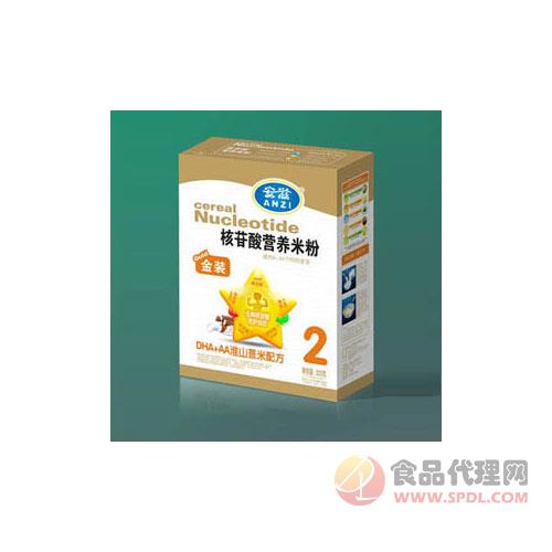 安滋金装核苷酸淮山薏米营养米粉盒装