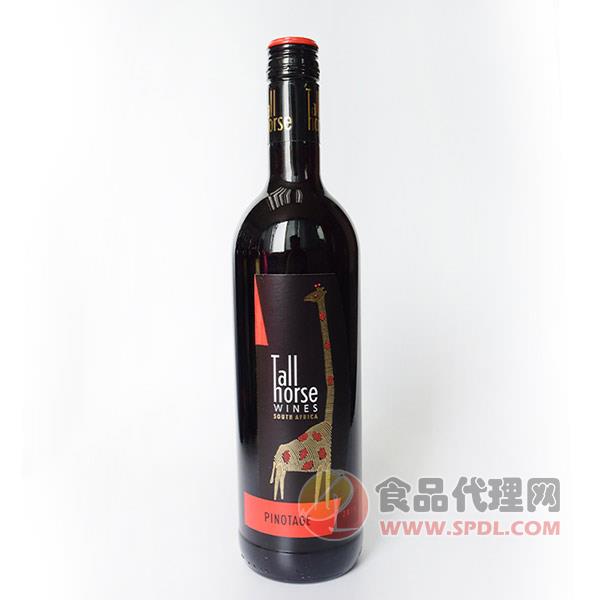南非长颈鹿皮诺塔吉红葡萄酒瓶装