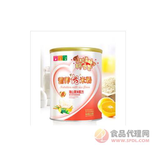 婷宝宝淮山薏米水果多维营养奶米粉罐装