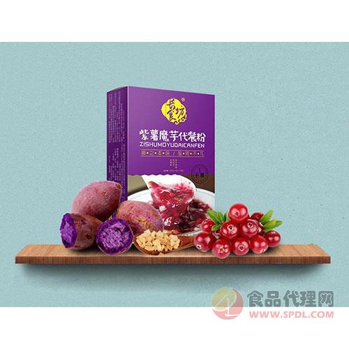 长食坊紫薯魔芋代餐粉盒装