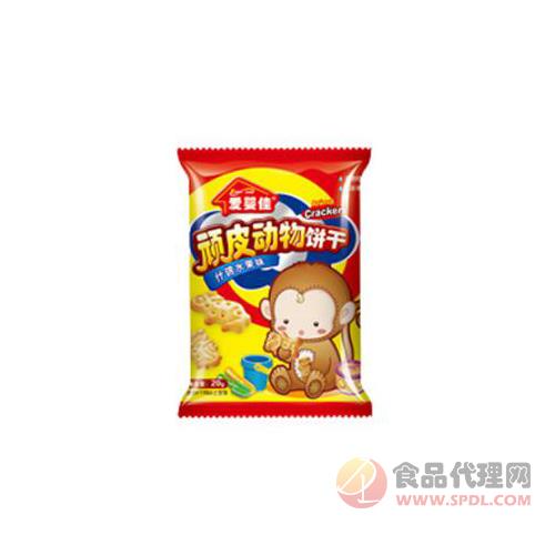 爱婴佳磨牙饼干什锦水果味袋装