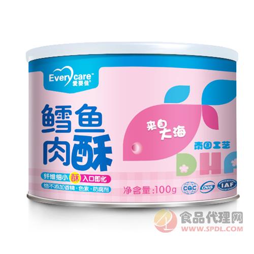 爱婴佳顽皮动物肉松鳕鱼酥100g