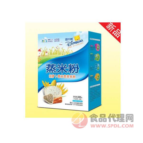 迪米熊胡萝卜薏米营养米粉罐装