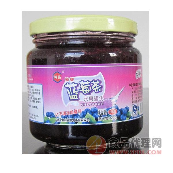 韩晶蜂蜜蓝莓茶600g