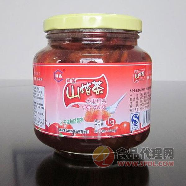 韩晶蜂蜜山楂茶1kg