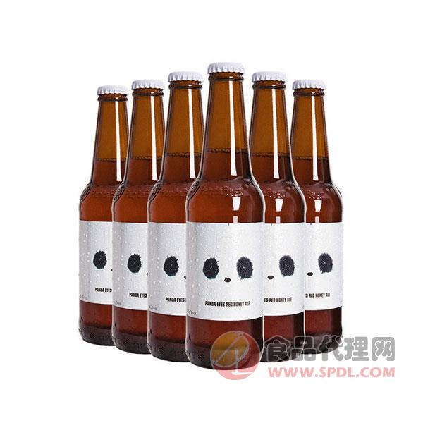 熊猫眼蜂蜜艾尔啤酒中国精酿330ml