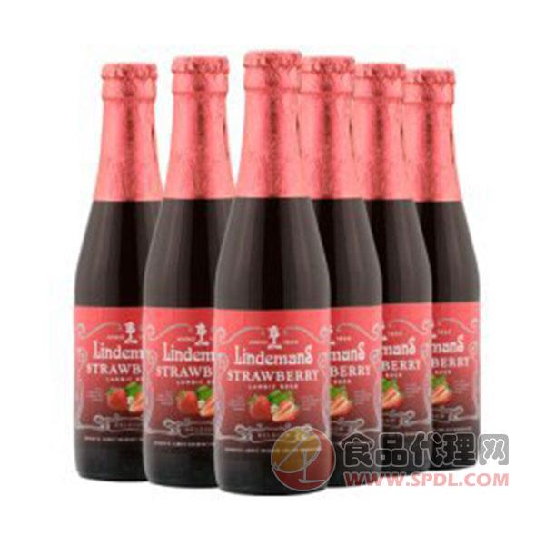 林德曼草莓兰比克水果啤酒250ml