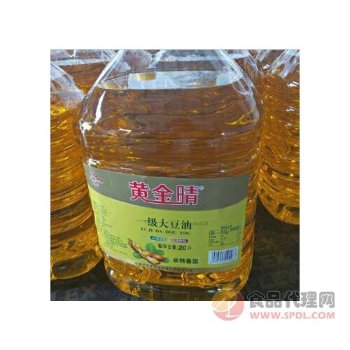 黄金晴非转基因大豆油20L