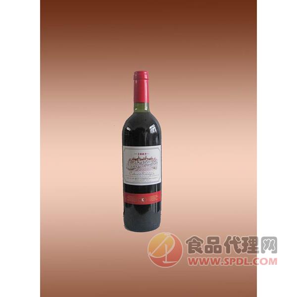 路易波尔多2003赤霞珠干红葡萄酒瓶装