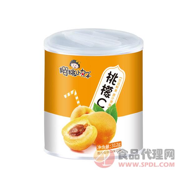 樱桃小丸子桃檬C水果罐头312g
