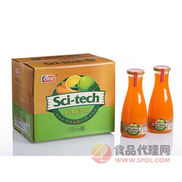 科技复合果蔬汁饮料1Lx6瓶