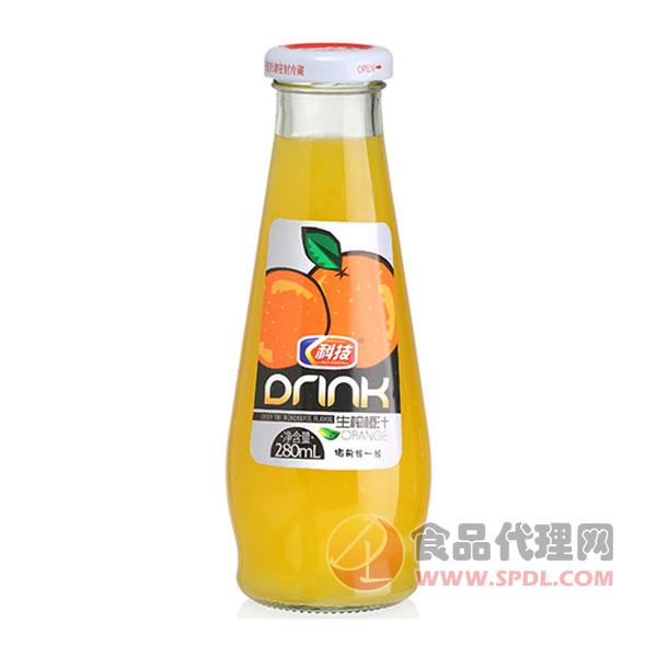 科技生榨橙汁280ml