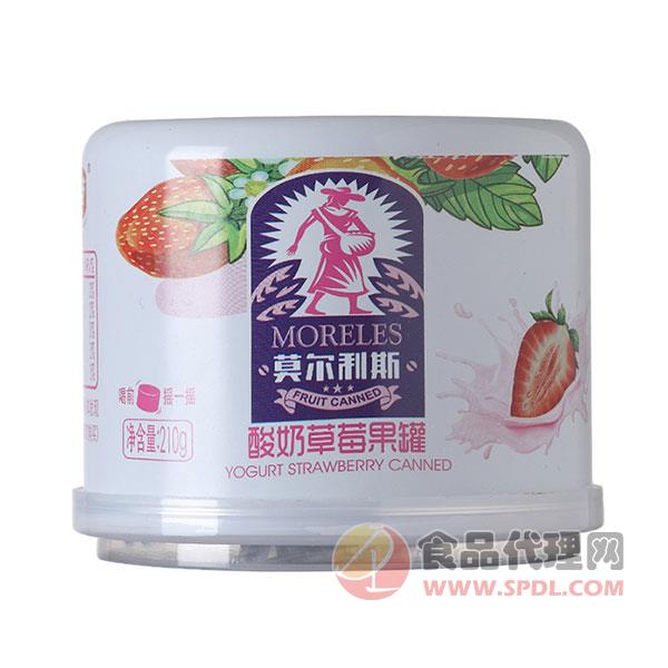 科技酸奶草莓果罐210g