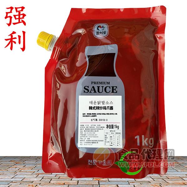 韩味乐辣炒鸡爪酱1kg