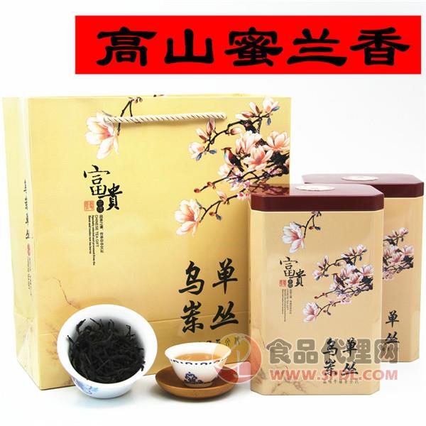 潮州凤凰单枞茶高山蜜兰香乌岽单丛茶罐装