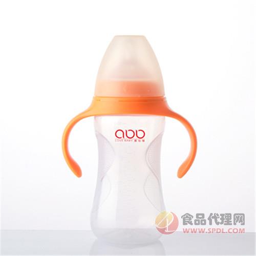 爱佰蓓奶瓶PP300橙色瓶装
